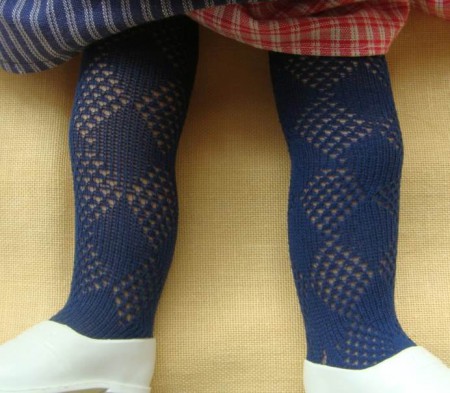 Kasilonové punčocháče na panence Minouche od Sylvie Natterer